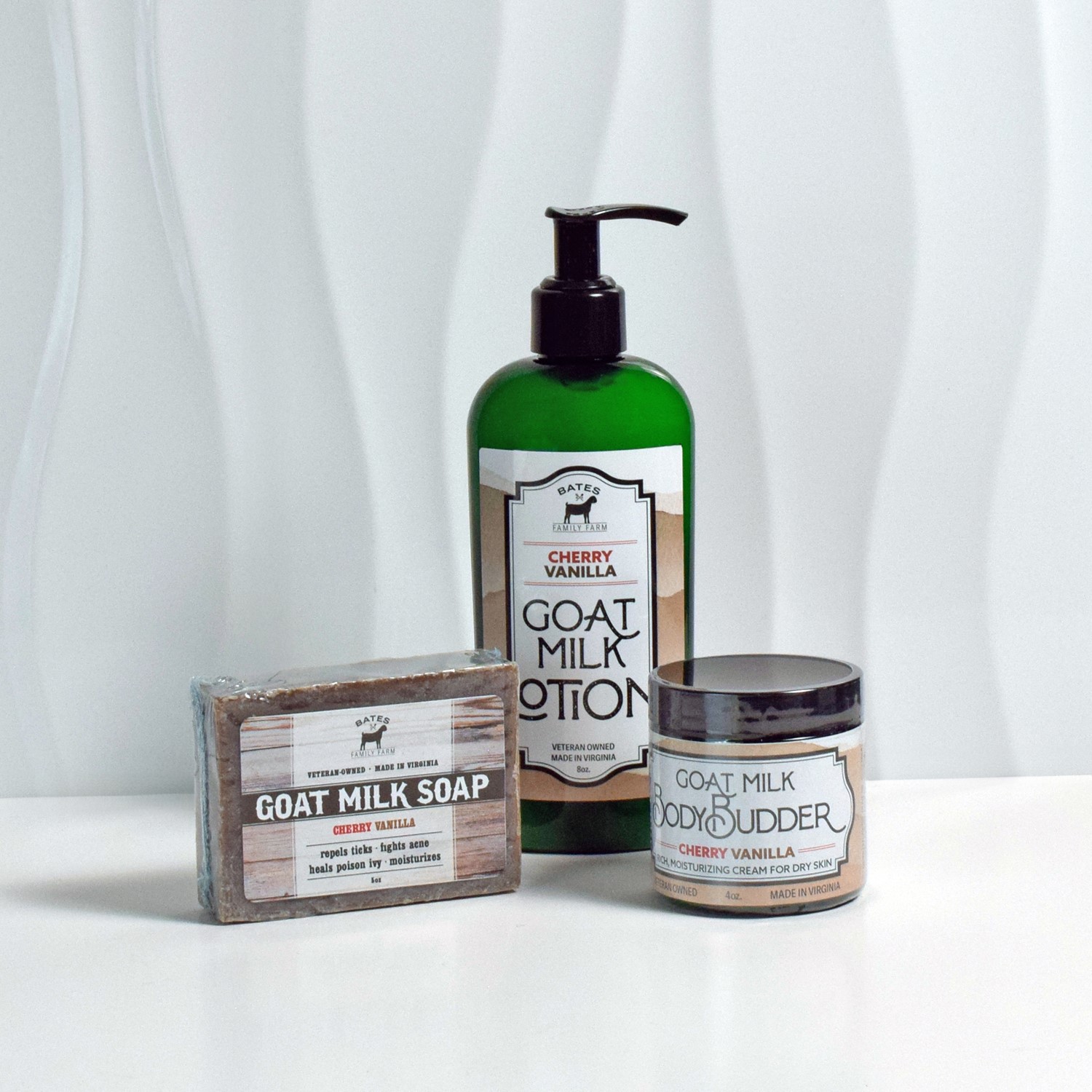 3 Piece Gift Set: Lotion, Budder and Soap 3PCGIFT-LBS-SET